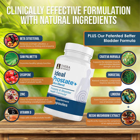 Therabotanics Idéal Prostate Plus capsules ouvertes