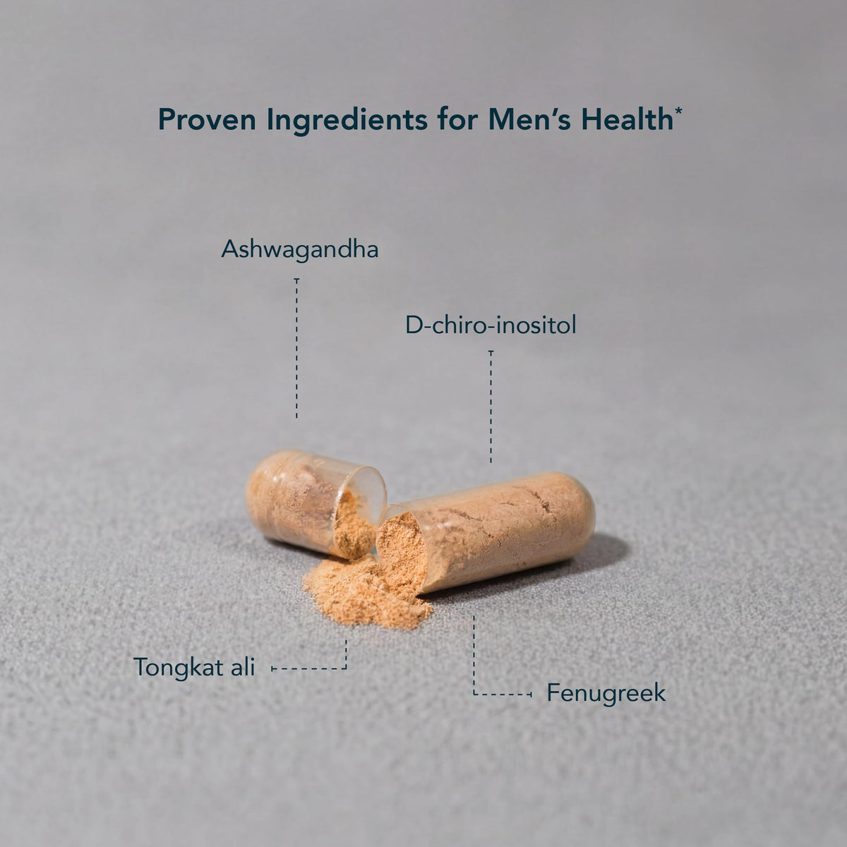 Theralogix AndroSyn flacon ouvert avec capsules visibles