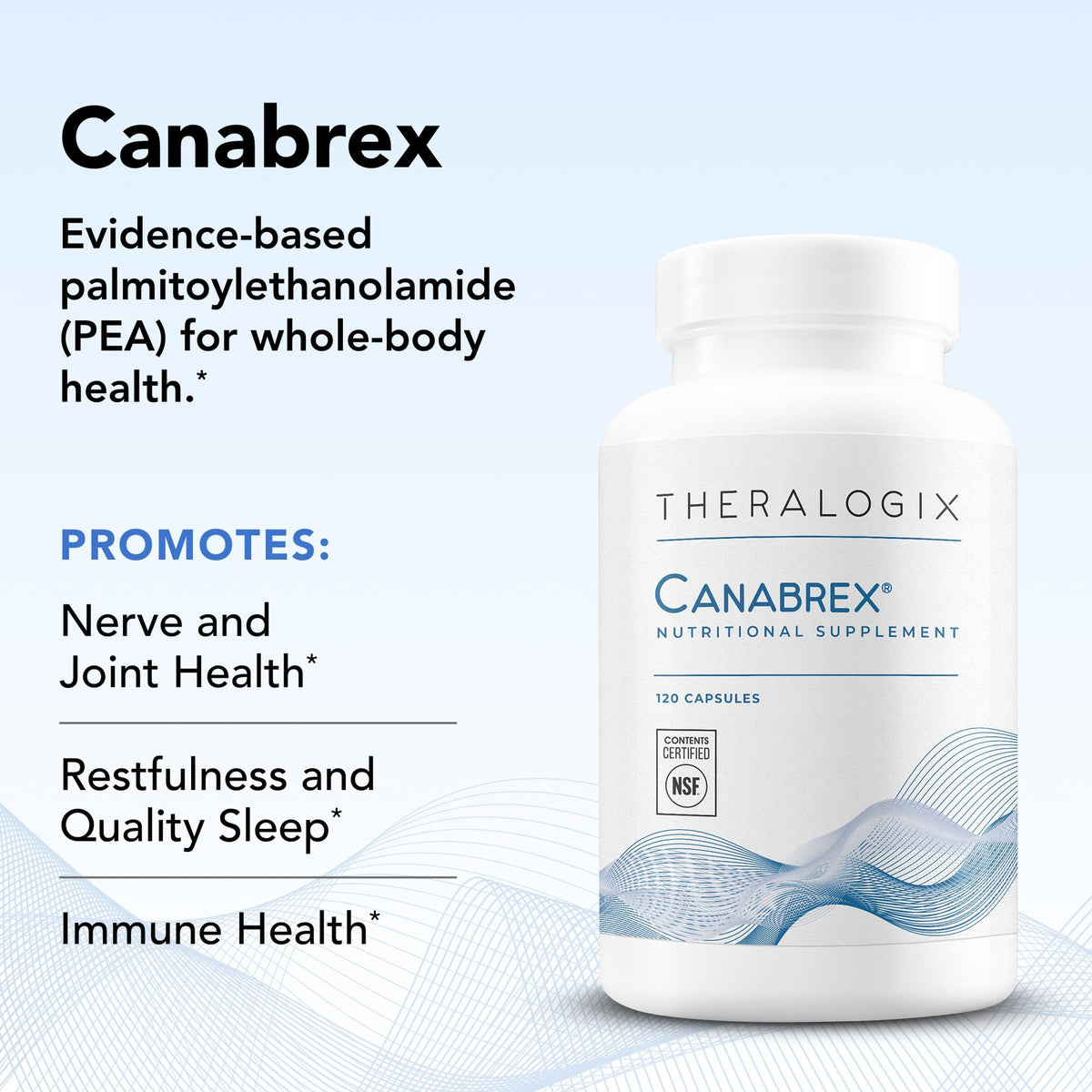 Theralogix Canabrex boîte ouverte avec capsules visibles