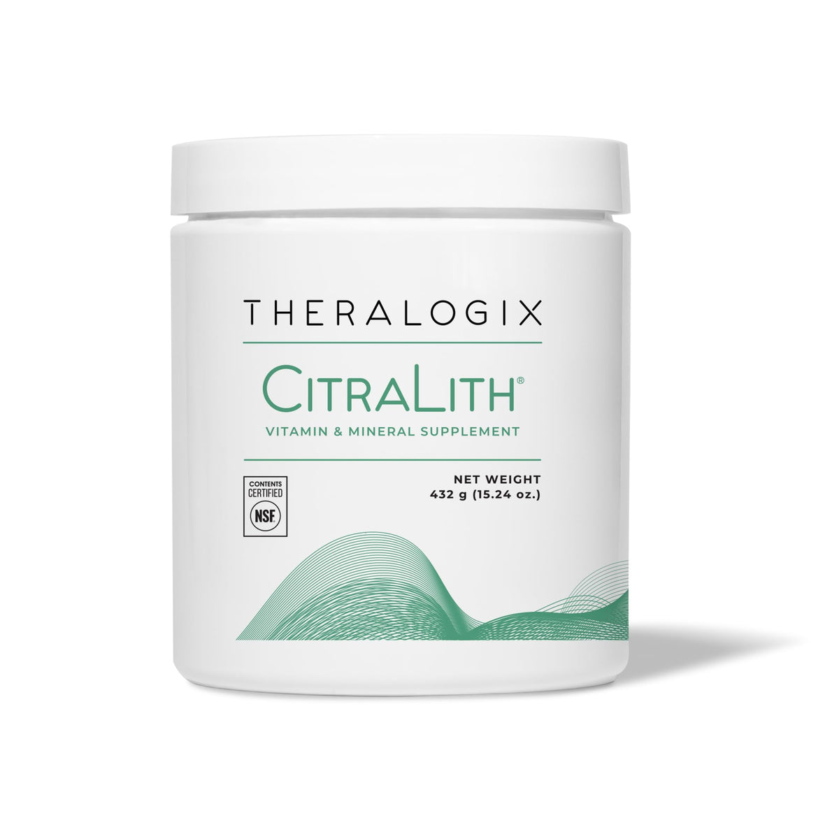 Theralogix CitraLith Poudre Canister vue de face, 508g