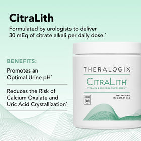 Theralogix CitraLith Poudre en poudre sur une cuillère