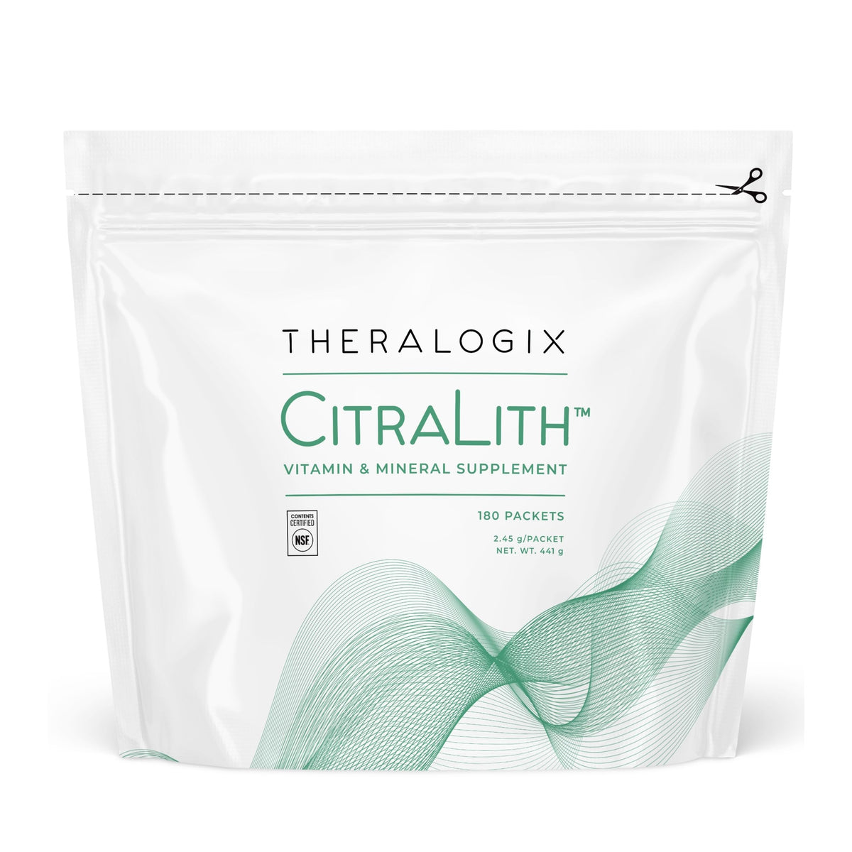 Theralogix CitraLith sachets avant avec étiquette