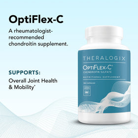 Theralogix OptiFlex-C Chondroitin sulfate capsules dans une cuillère