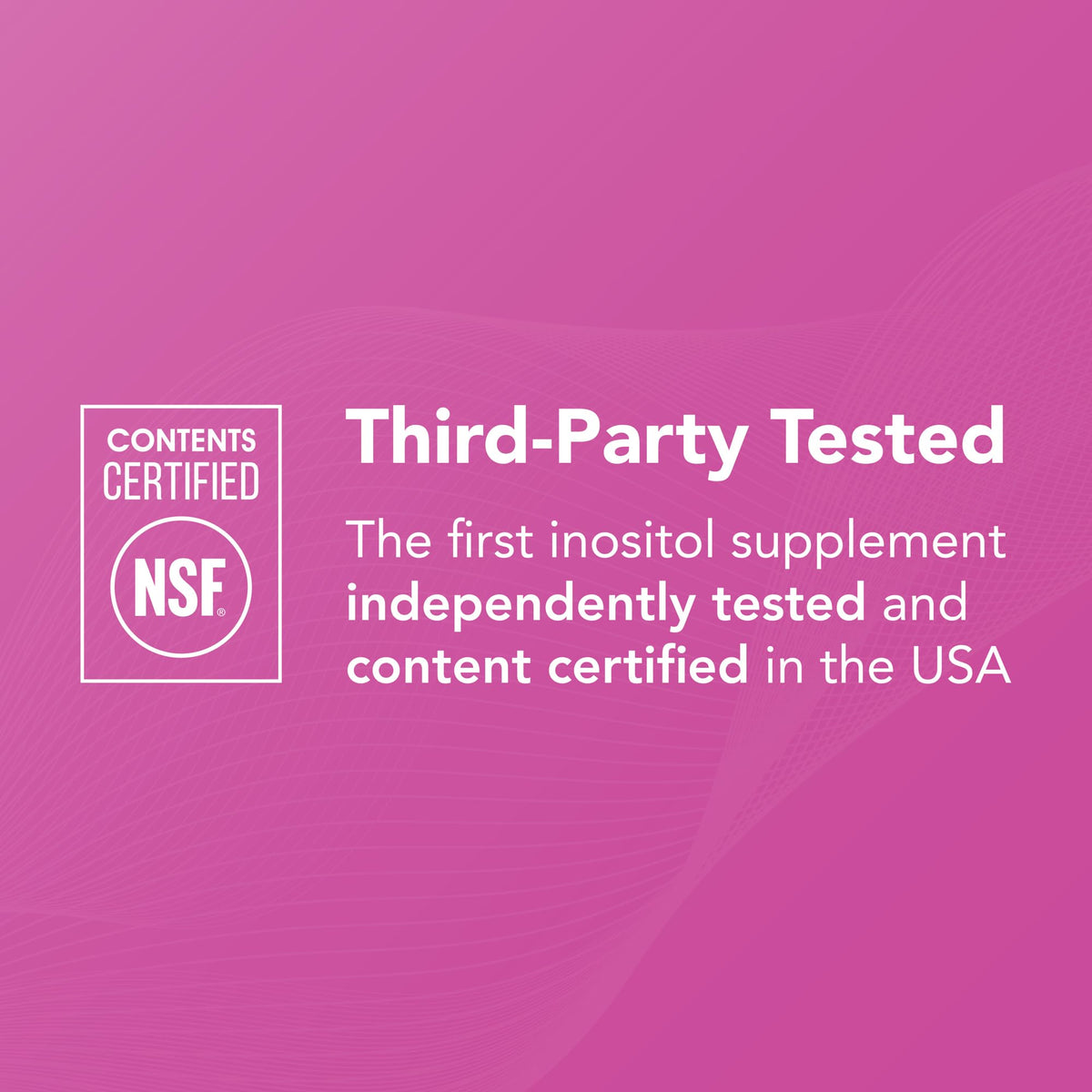 Theralogix Ovasitol Canister vue arrière avec informations nutritionnelles