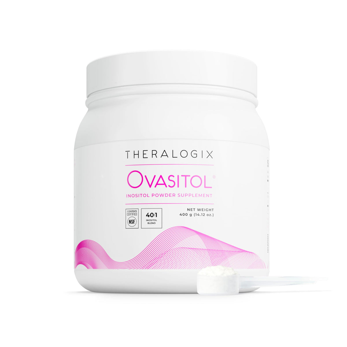 Theralogix Ovasitol Canister vue avant avec étiquette