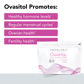 Theralogix Ovasitol sachets 4000 mg sur une table