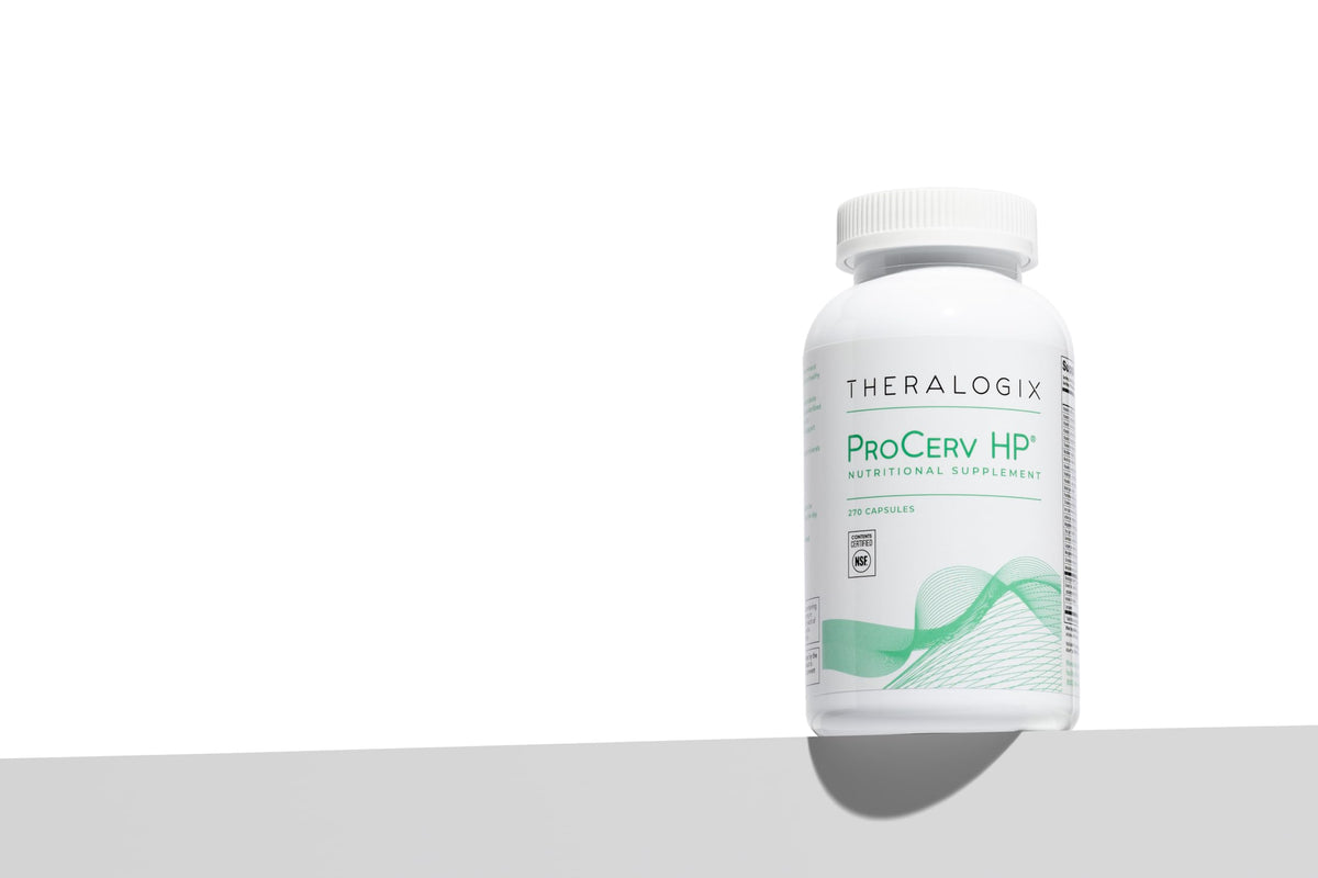 Theralogix ProCerv HP complément alimentaire dans une main