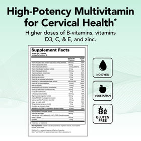 Theralogix ProCerv HP complément alimentaire multivitaminé vue arrière