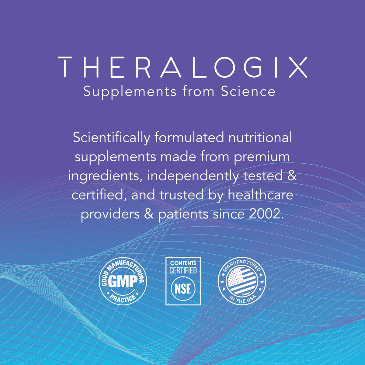 Theralogix Prostate 2.4 avec des vitamines et minéraux sur fond neutre