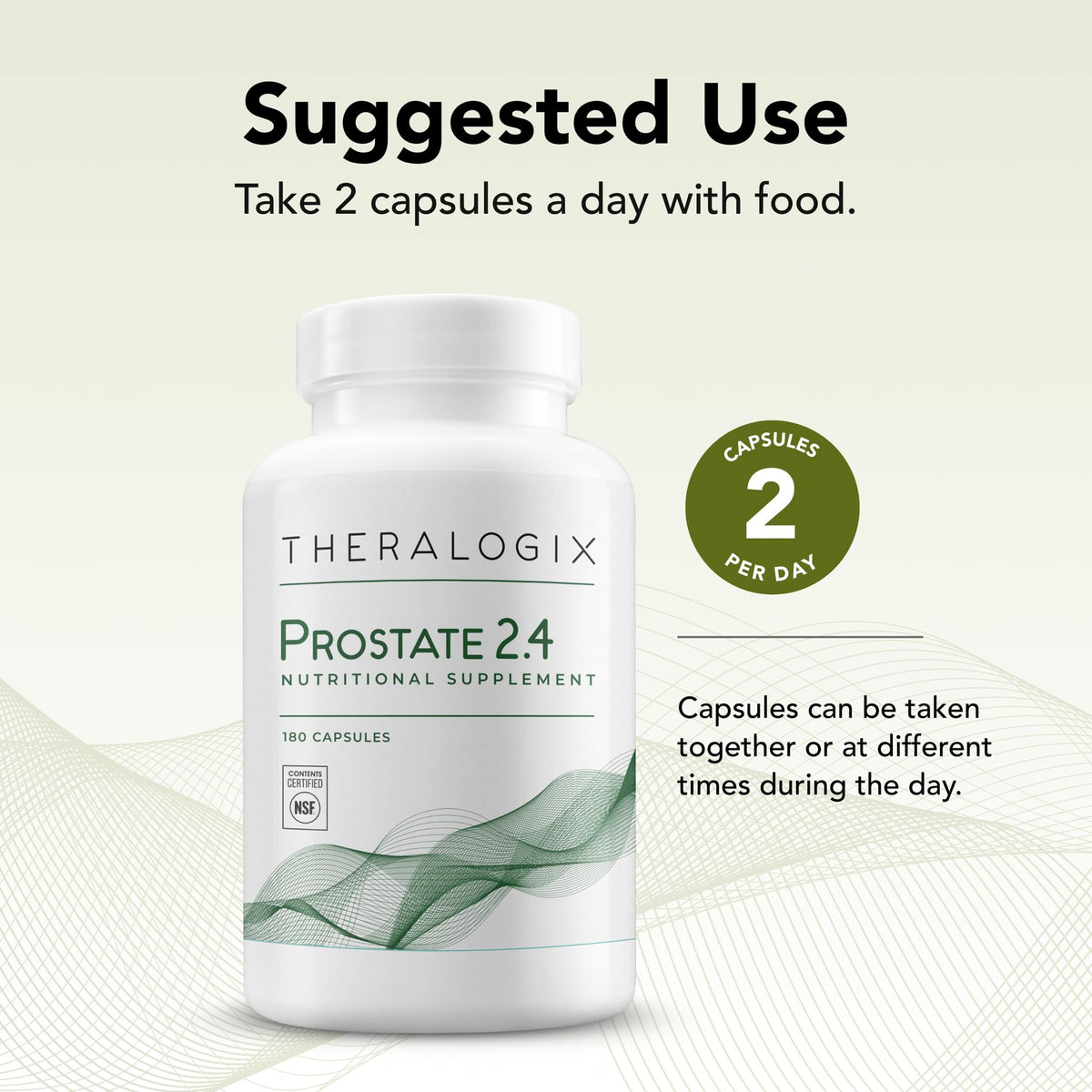 Theralogix Prostate 2.4 complément alimentaire sur une table