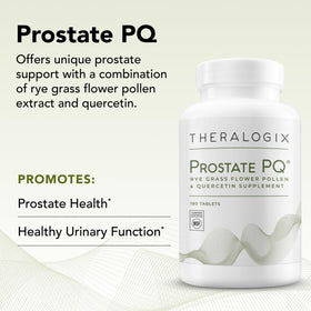 Theralogix Prostate PQ 500 mg étiquette avec ingrédients
