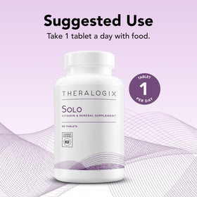 Theralogix Solo Multivitamin sans Fer, emballage et capsules