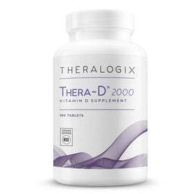 Theralogix Thera-D 2000 Vitamine D3 comprimés en bouteille