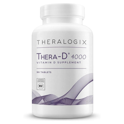 Theralogix Thera-D 4000 Vitamine D3 comprimés en flacon