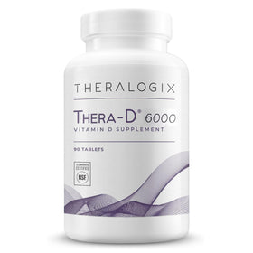Theralogix Thera-D 6000 Vitamine D3 150 mcg comprimés vue de face