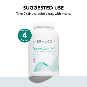 Theralogix TheraLith XR, boîte avec étiquettes et ingrédients