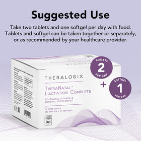 Theralogix TheraNatal Lactation Complete avec ingrédients clés