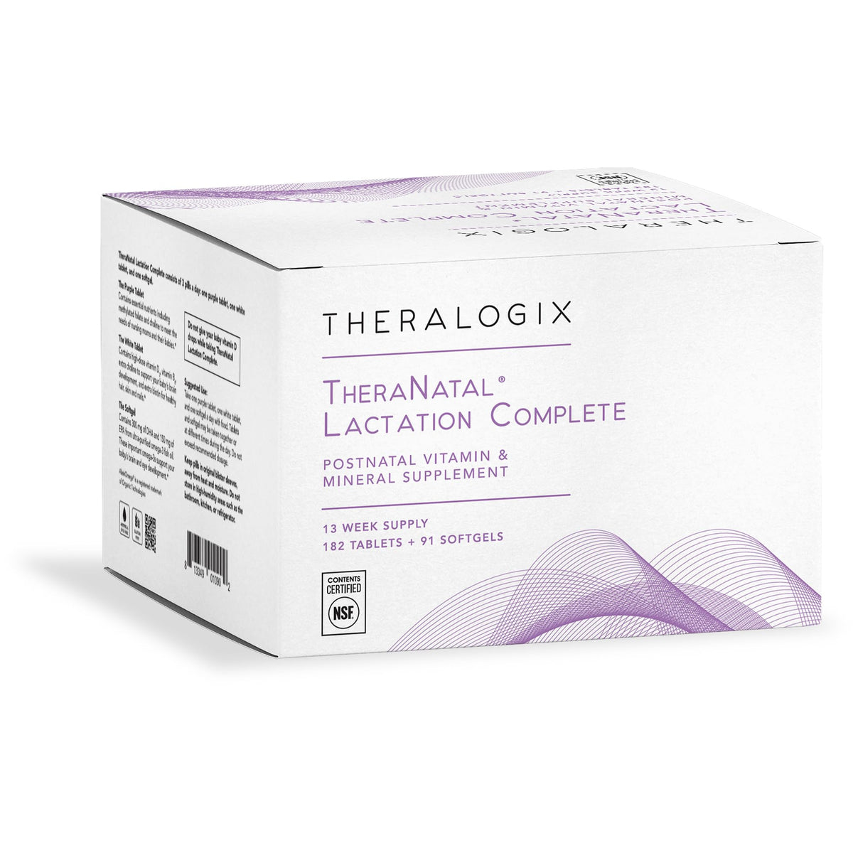 Theralogix TheraNatal Lactation Complete bouteille vue de face