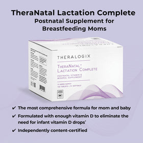 Theralogix TheraNatal Lactation Complete dosage et étiquette