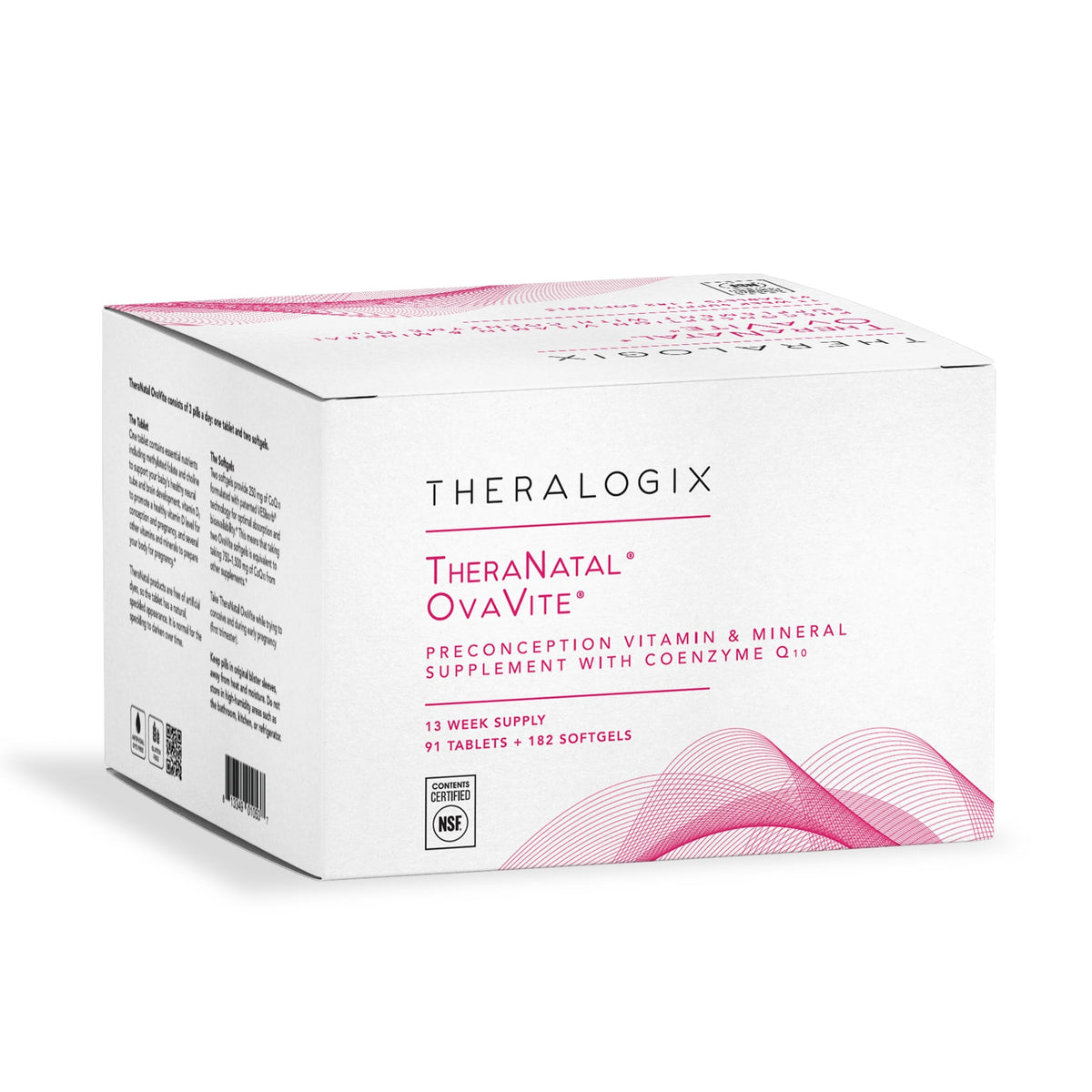 Theralogix TheraNatal OvaVite complément prénatal 499g vue de face