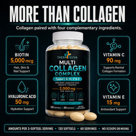 TheraSuva complexe de collagène avec vitamine C et biotine