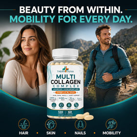 TheraSuva Complexe Multi-Collagène 120 gélules avec étiquette