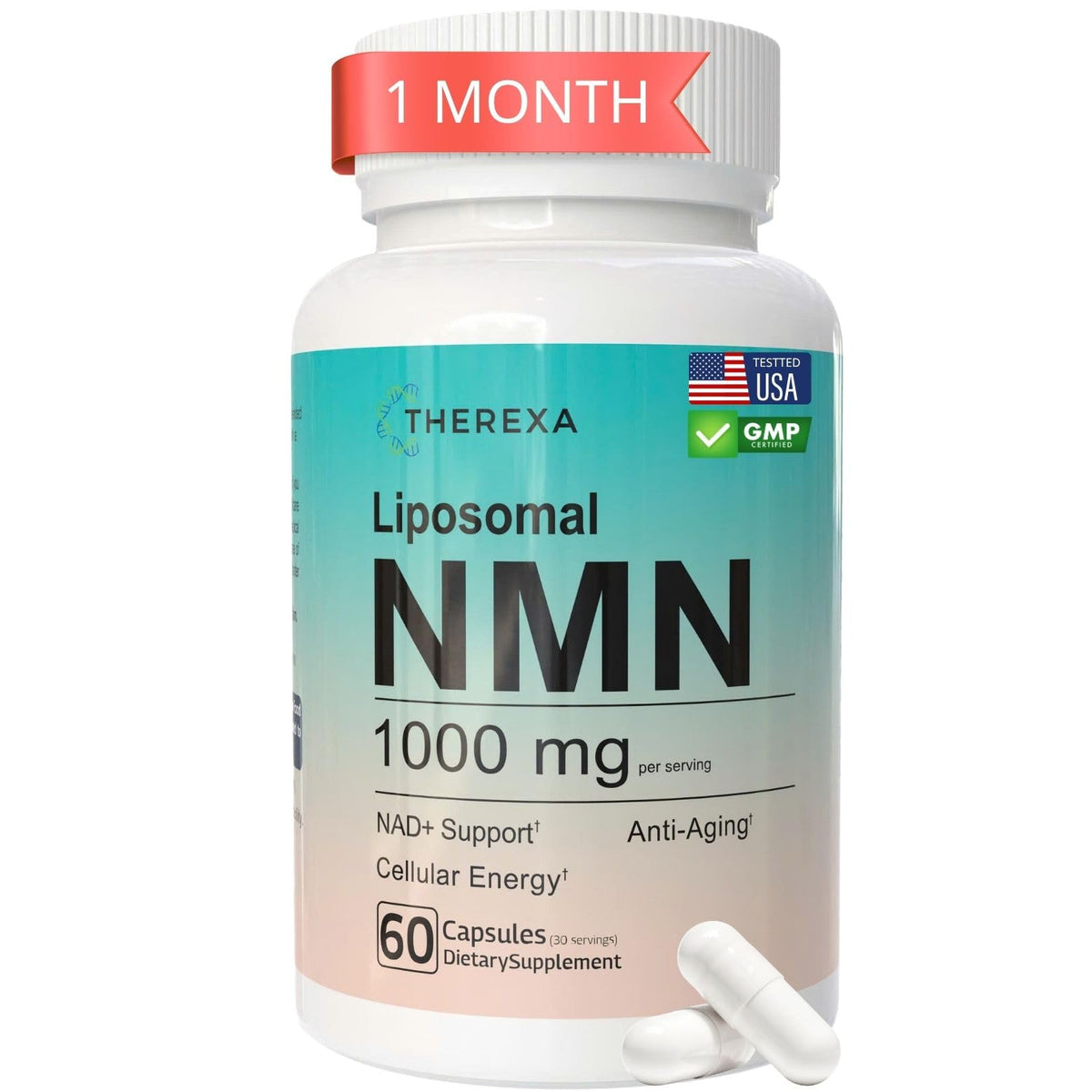 THEREXA Complément Alimentaire NMN 1000mg Liposomal boîte avant