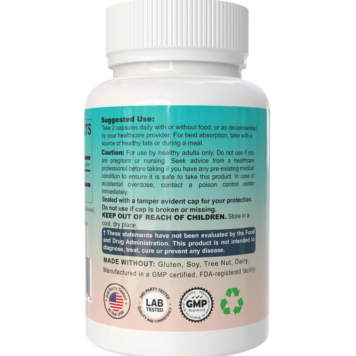 THEREXA Complément Alimentaire NMN 1000mg Liposomal étiquette détails