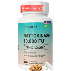 THEREXA Nattokinase 10800 FU flacon de 120 capsules