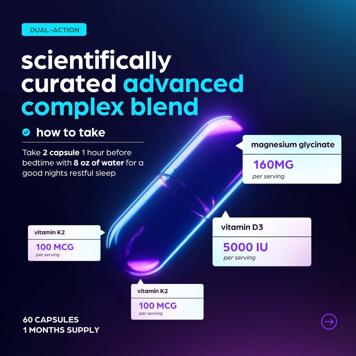 Thinbi capsules sur fond blanc