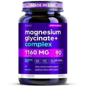 Thinbi Complex de Magnésium Glycinate 90 capsules vue avant