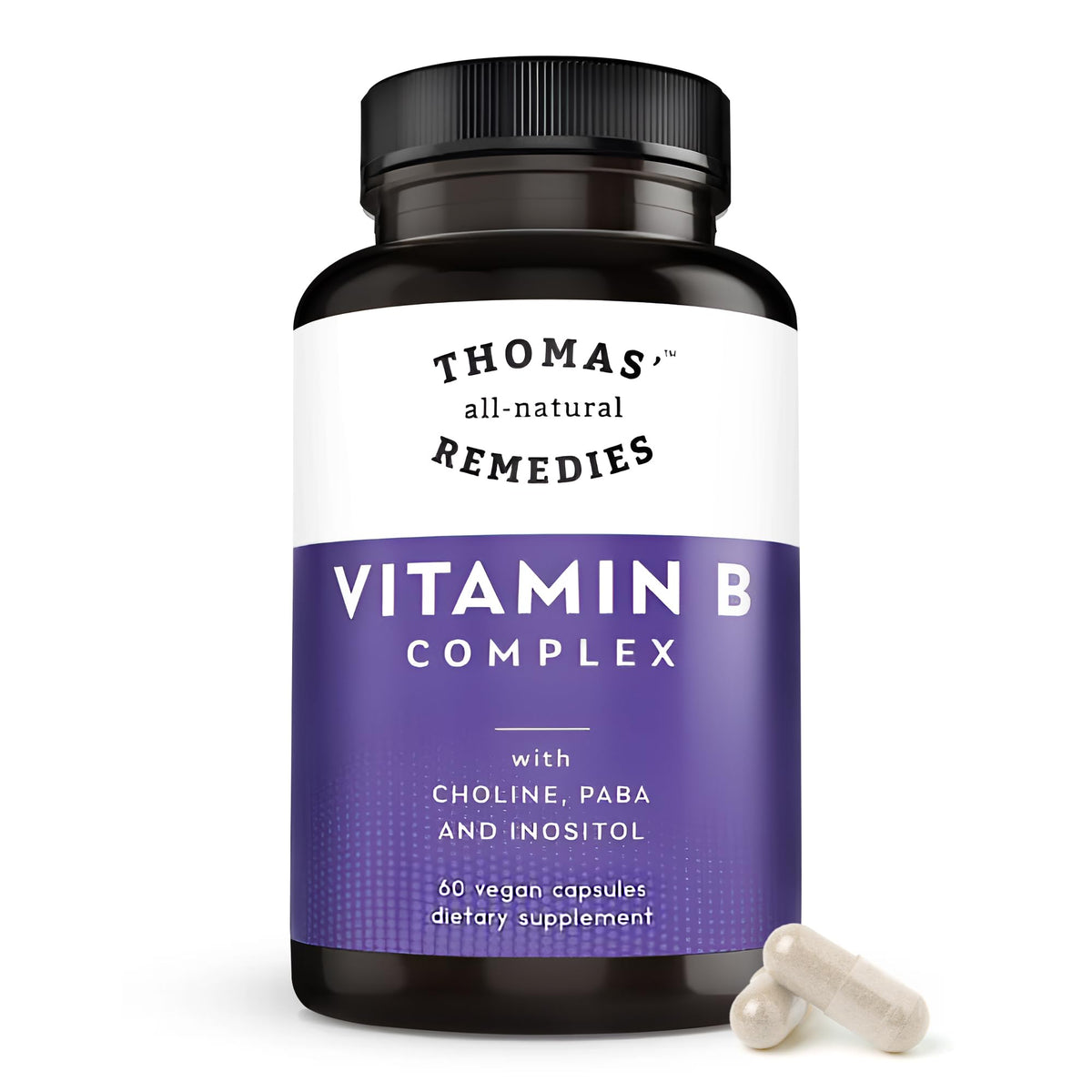 Thomas' all-natural Remedies Complément Alimentaire B Complex 50g vue avant