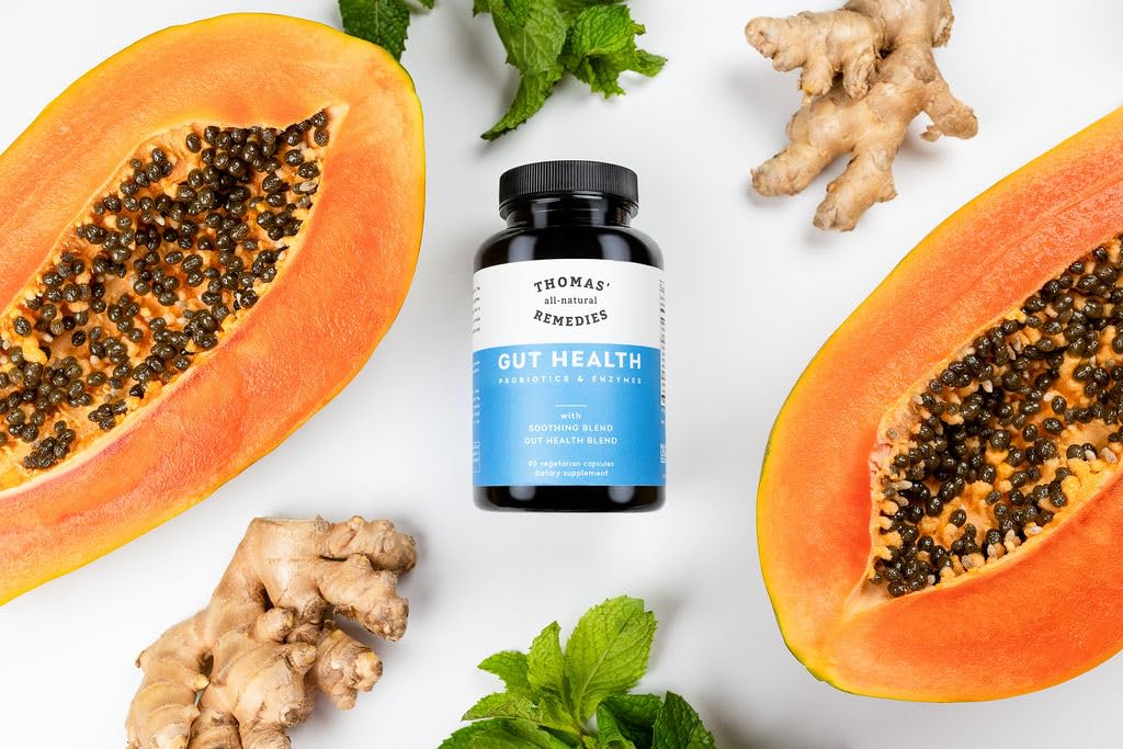 Thomas' all-natural Remedies Enzymes daily, capsules à l'intérieur de l'emballage