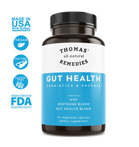 Thomas' all-natural Remedies Enzymes daily, étiquette du produit