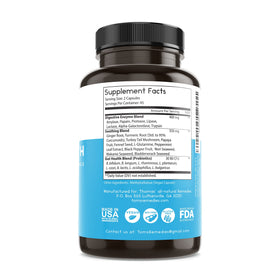 Thomas' all-natural Remedies Enzymes daily, présentation des ingrédients principaux