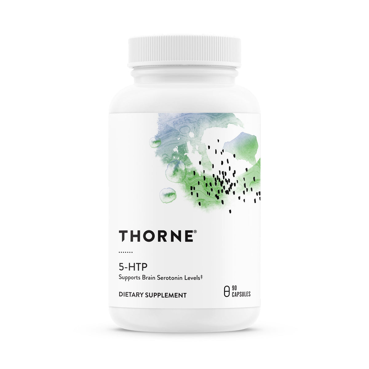 THORNE 5-HTP 100 mg boîte de 90 capsules vue de face