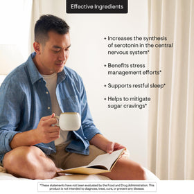 THORNE 5-HTP 100 mg contenant ouvert avec capsules