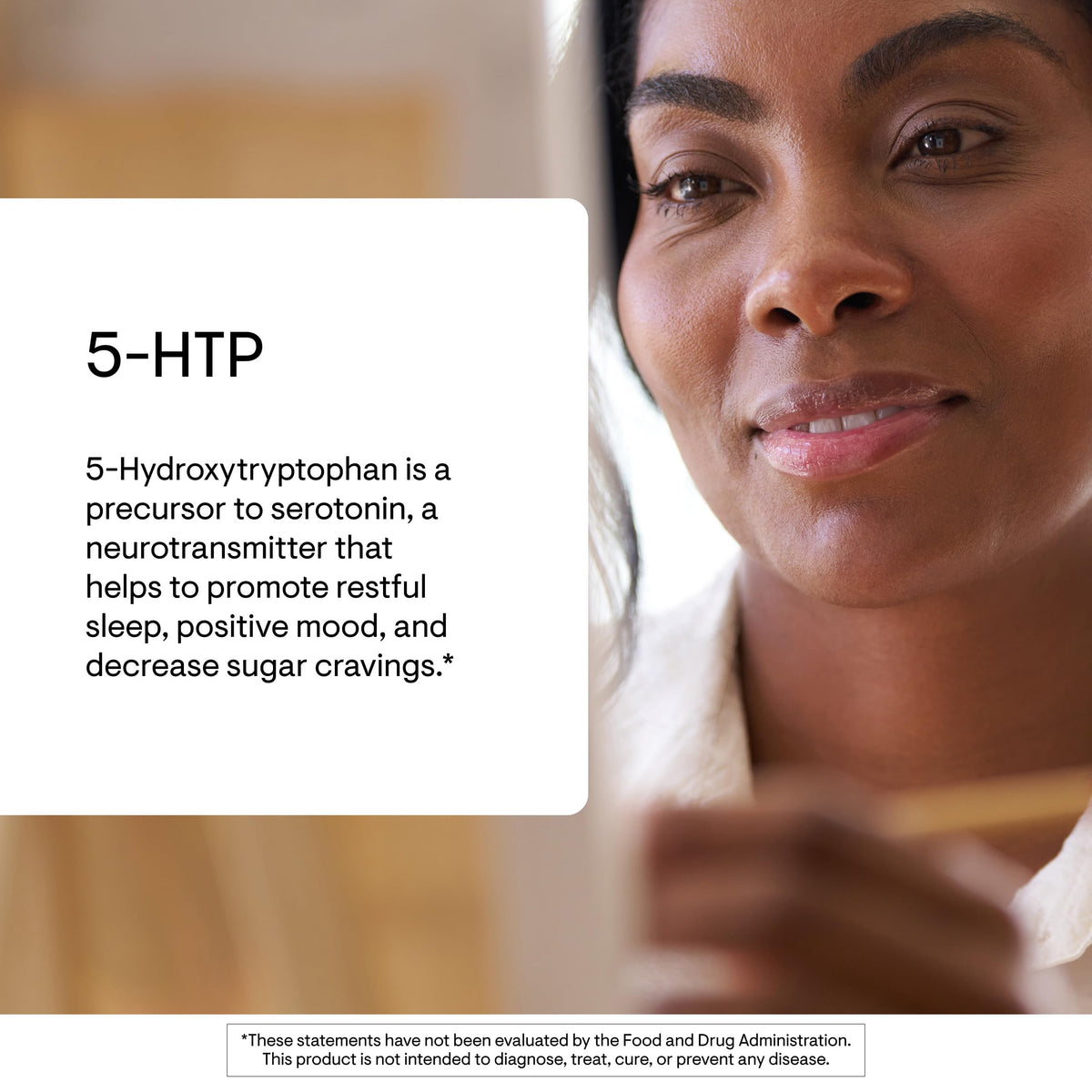 THORNE 5-HTP 100 mg étiquette avec ingrédients