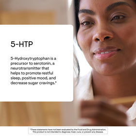 THORNE 5-HTP 100 mg étiquette avec ingrédients