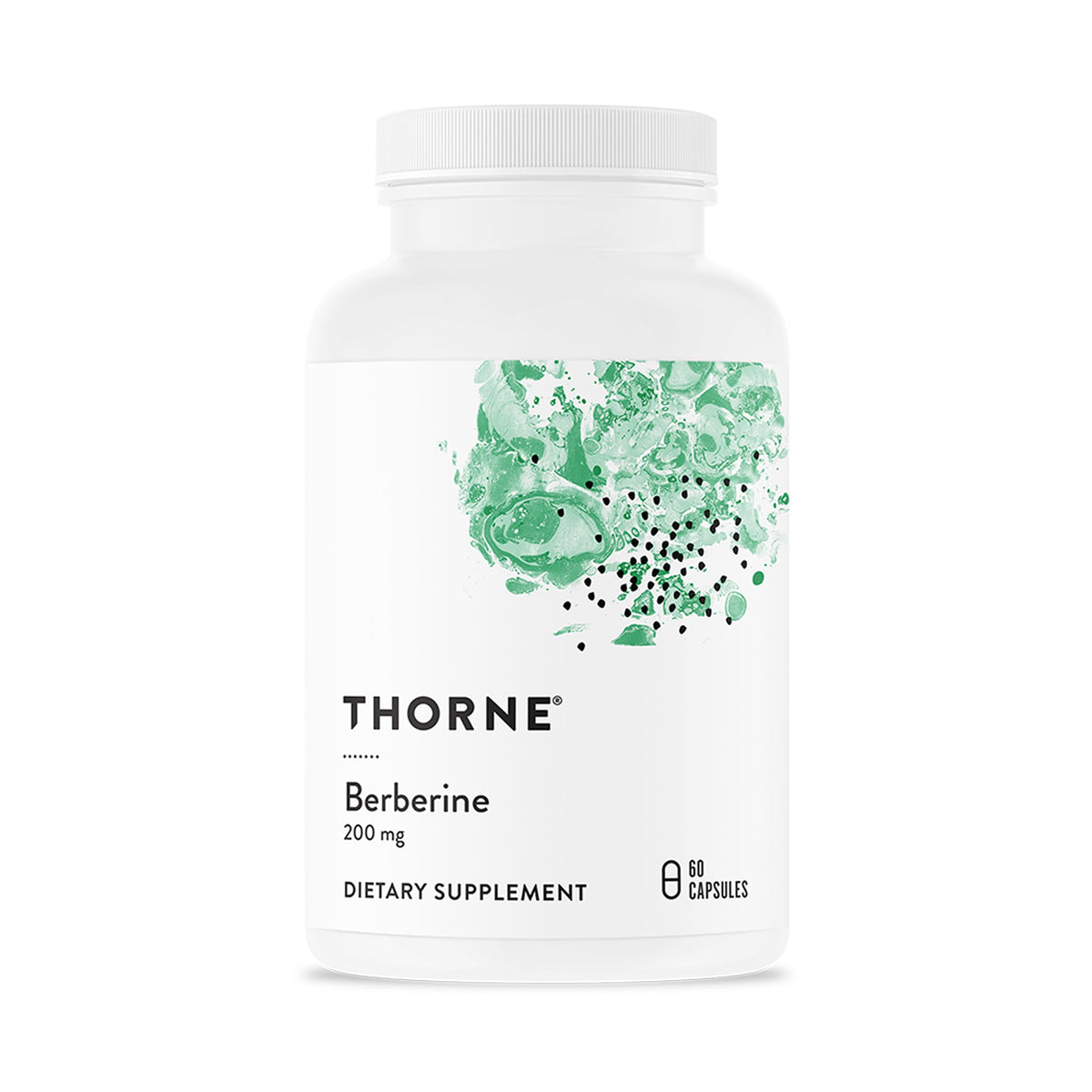 THORNE Berberine 200 mg complément alimentaire 60 capsules vue de face
