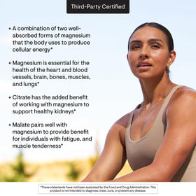 THORNE CitraMate Magnésium capsules ouvertes