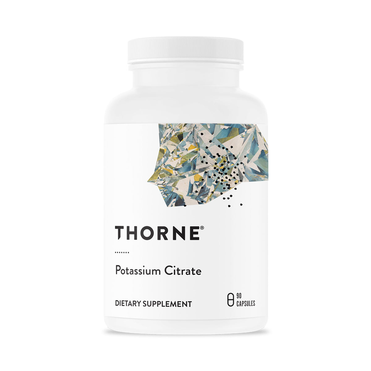 THORNE Citrate de Potassium 90 capsules vue de face