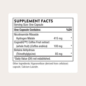 THORNE Complément Alimentaire Cérébral - emballage et capsules