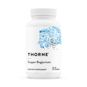 THORNE Copper Bisglycinate 60 capsules vue de face