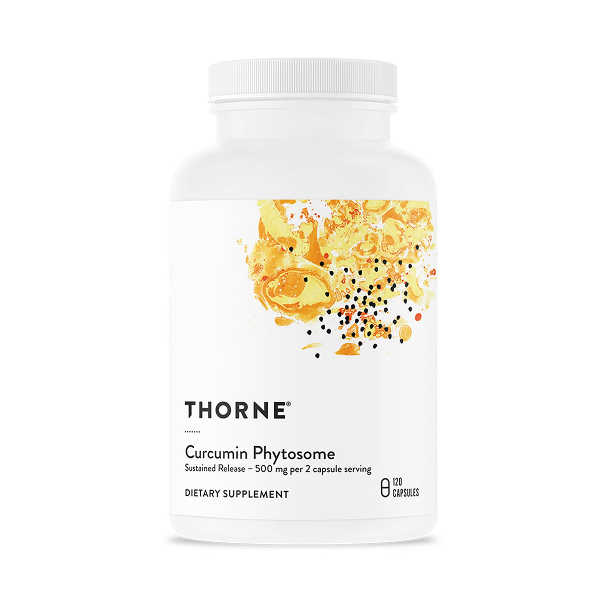 THORNE Curcumin Phytosome 500 mg 120 Capsules - vue avant