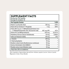 THORNE Emotion Balance Support 120 capsules - vue arrière