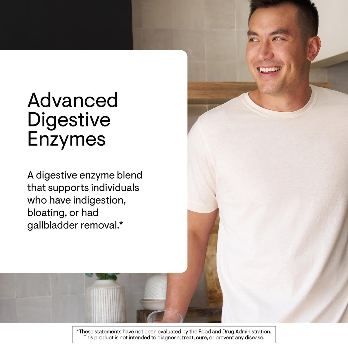 THORNE Enzymes Avancées, étiquette et informations