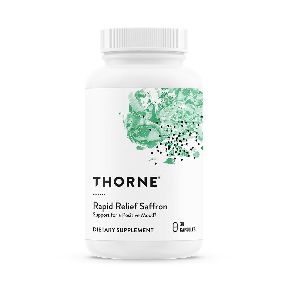 THORNE Extrait de Safran 30 Capsules, vue de l'emballage avant