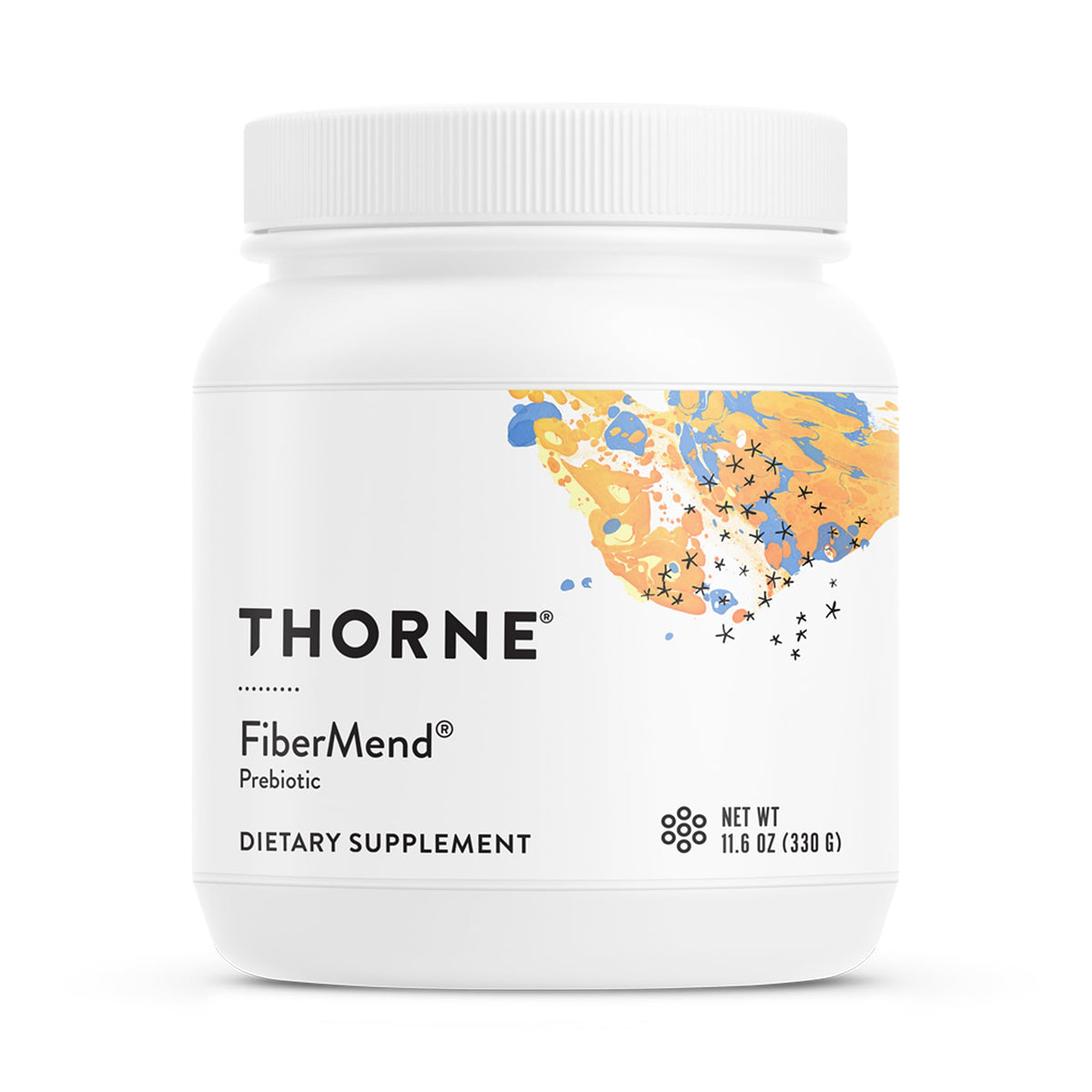 THORNE FiberMend poudre prébiotique 30 portions vue avant