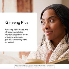 THORNE Ginseng Plus boîte avec capsules